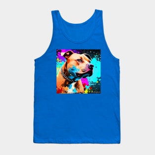 Pitbull Pop Art Tank Top